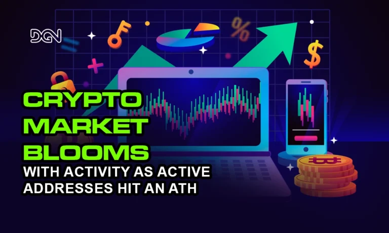 Crypto Market Surges as Active Addresses Hit Record Highs Amid Bitcoin Rally