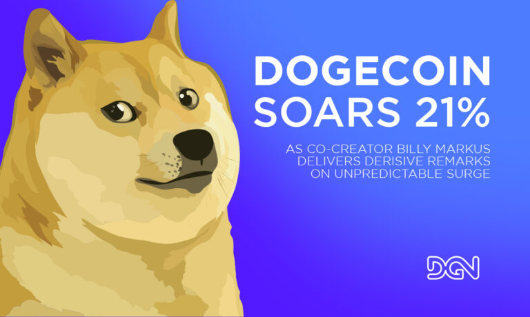 Dogecoin Soars 21% as Co-Creator Billy Markus Delivers Derisive Remarks on Unpredictable Surge