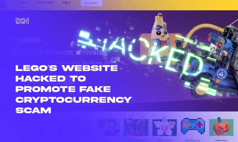 Lego’s Website Hacked to Promote Fake Cryptocurrency Scam