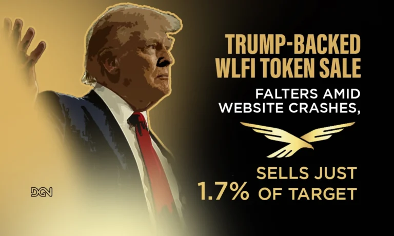 Trump-Backed WLFI Token Sale Falters Amid Website Crashes, Sells Just 1.7% of Target