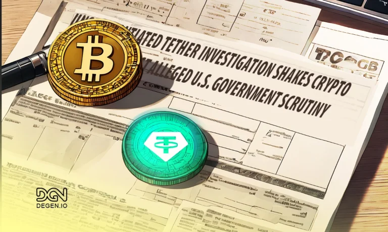 Tether Faces U.S. Government Investigation, Shaking the Crypto Market