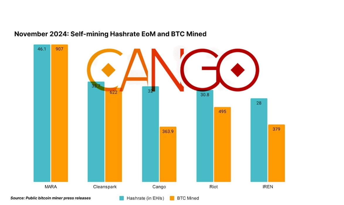 Cango's mining units, hosted in Bitmain-operated facilities in Georgia, U.S.